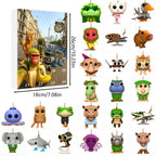 🎁 Last Day 50% OFF 🔥 Italian Brainrot Toys Countdown 24 Days Advent Calendar, Tung Tung Tung Advent Calendar