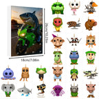 🎁 Last Day 50% OFF 🔥 Italian Brainrot Toys Countdown 24 Days Advent Calendar, Tung Tung Tung Advent Calendar