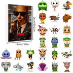 🎁 Last Day 50% OFF 🔥 Italian Brainrot Toys Countdown 24 Days Advent Calendar, Tung Tung Tung Advent Calendar