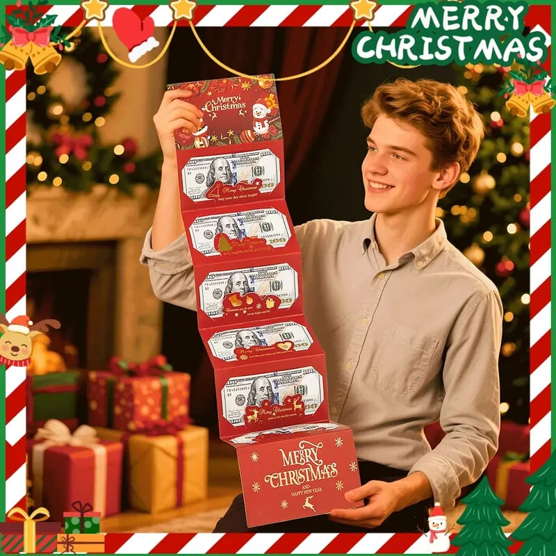 🎄Holiday Cash Gift Envelopes – 49% OFF! 🎁 Fun Designs + 6 Card Slots 💸 Hurry, Sell Out Fast! ⚡