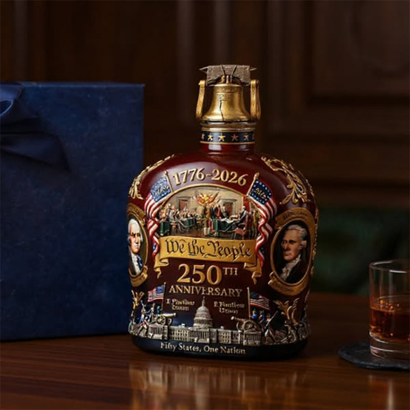 ⏰First 500 :2nd Item 60% Off🔥,America 250th Anniversary Whiskey Bottle