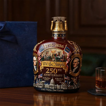 ⏰First 500 :2nd Item 60% Off🔥,America 250th Anniversary Whiskey Bottle