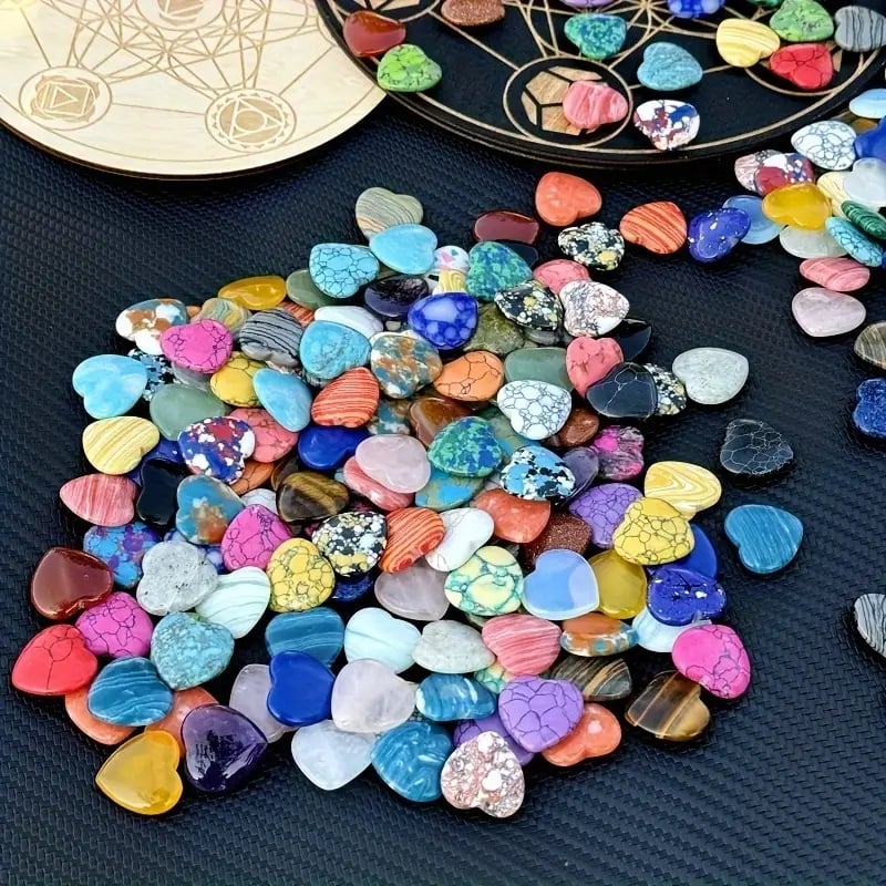 🌹❤️Thanksgiving Day, Christmas Day  Birthday, wedding, anniversary, Gift ❤️🌹🌹 Heart-shaped crystal (30 pieces)