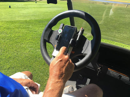 🔥Hot Sale 49% OFF - 🌟⛳ Golf cart steering wheel phone holder(✨Suitable for any phone model)