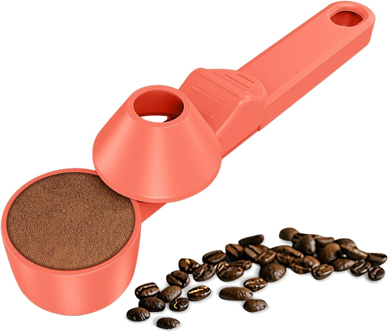 🎯 Coffee Scoop with Funnel – 2-Tbsp Measuring Spoon for K-Cup Pods, Ground Coffee & Protein Powder