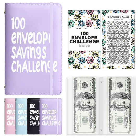 🔥💸100 Envelope Saving Challenged Binder