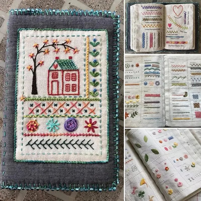 🔥 LAST DAY! 49% OFF Beginner-Friendly Embroidery Stitch Book + Threads Set 🎨🧵 Perfect DIY Crafting Kit – Learn, Create & Gift! 🎁✂️