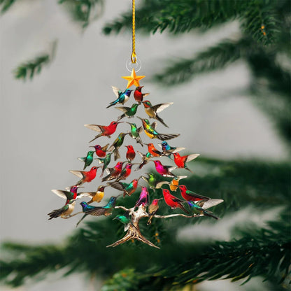✨ Handcrafted Metal Hummingbird Ornament – A Heartwarming Touch for Your Christmas Tree 🎄