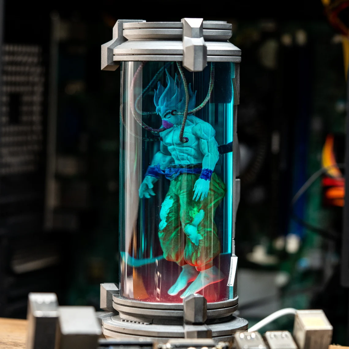 🔥LAST DAY 49% OFF -Dragon Ball Goku Diorama Anime Resin Lamp