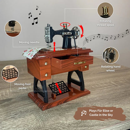 🎁Last Day Promotion 49% OFF🎵-Premium Sewing Machine Music Box