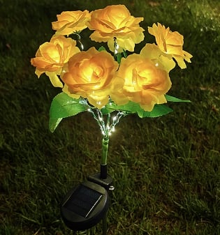 🎁Last Day Promotion 60% OFF🔥☀️2026 NEW Solar Simulated Garden Lights,upgraded solar panels, IP65 dustproof and waterproof
