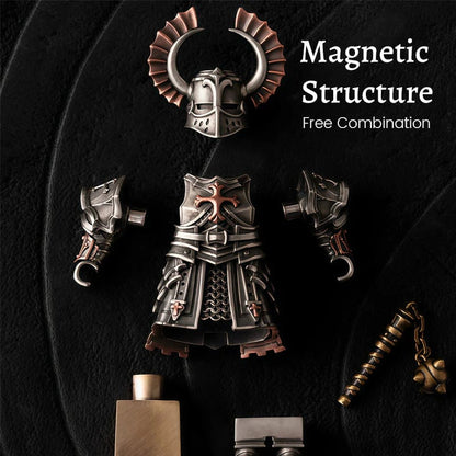 🏆50K+ SOLD!🎁Removable Warlord Knight Magnetic Ornament