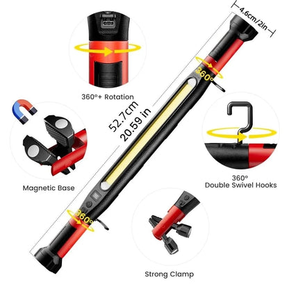 🔥 10K+ Sold – Magnetic LED Work Light for Car Repairs & Home Maintenance, Rechargeable & IP55 Waterproof!