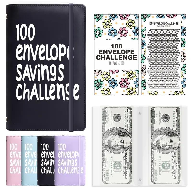 🔥💸100 Envelope Saving Challenged Binder
