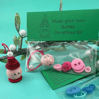 (🔥Hot Sale🔥)☃️ DIY Button Snowman Ornament Kit🌲