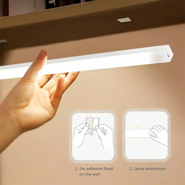 🔥Only $12.9 Last Day Promotion!💡- Punch-free Smart Sensor Magnetic Rechargeable LED Lights