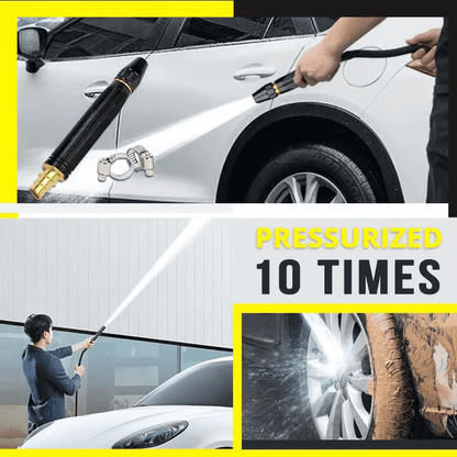 ⏰LAST DAY 49% OFF - 🏠🚗High Pressure Car Wash Water Gun - All-in-One Kit with Power Booster Nozzle⚡