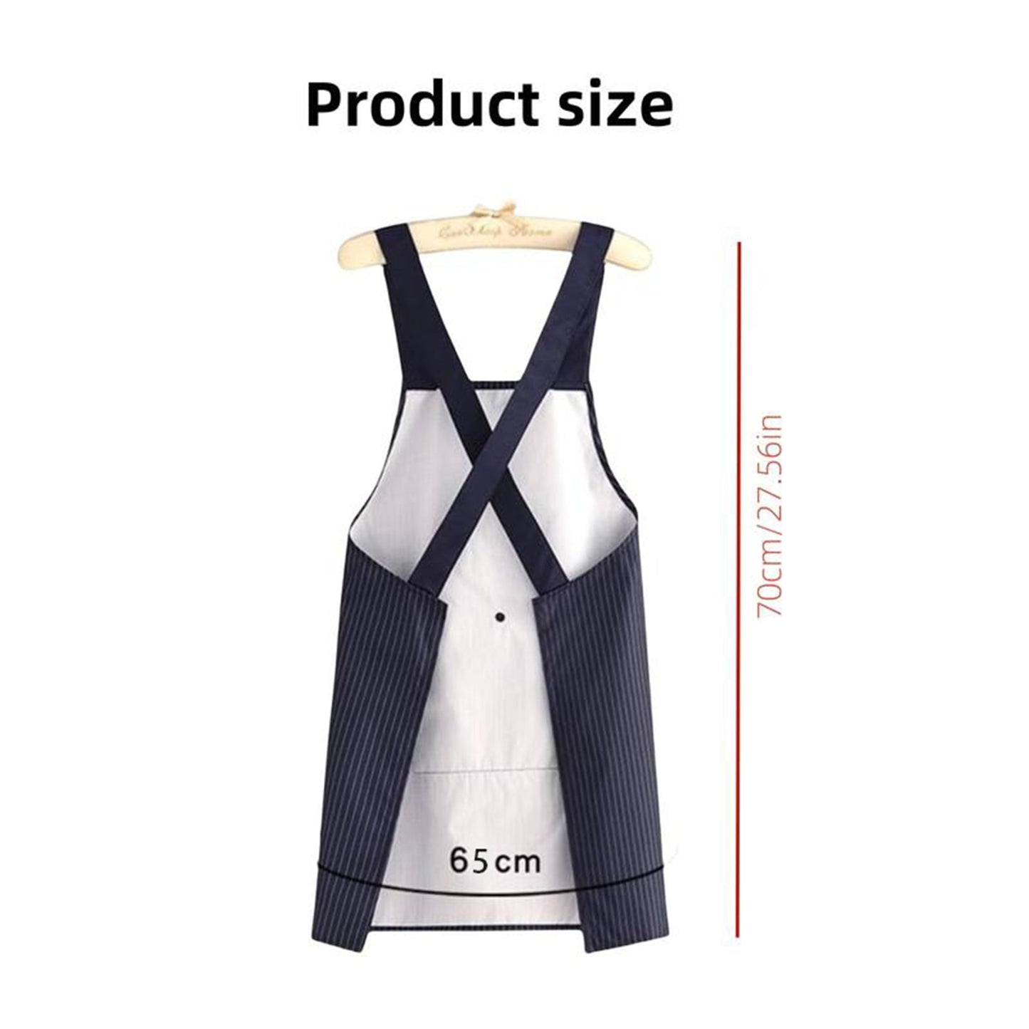 🔥Last Day 50% OFF - 🔥 Apron with Pockets for Women and Men Cross Back Design with Towel