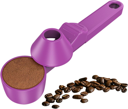 🎯 Coffee Scoop with Funnel – 2-Tbsp Measuring Spoon for K-Cup Pods, Ground Coffee & Protein Powder