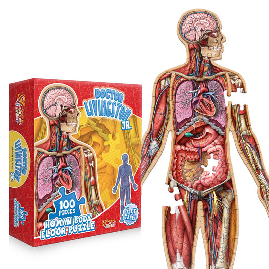 🔥Hot Sale 49% off🌟Kid's 100 Piece Human Body Floor Puzzle