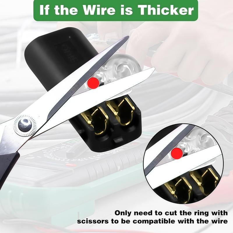 Fast-Fit 2-Pin Double-Wire Plug-in Connectors）