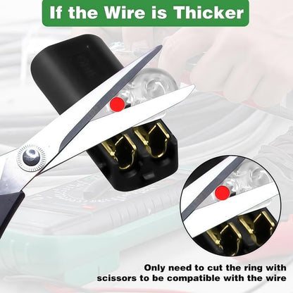 Fast-Fit 2-Pin Double-Wire Plug-in Connectors）