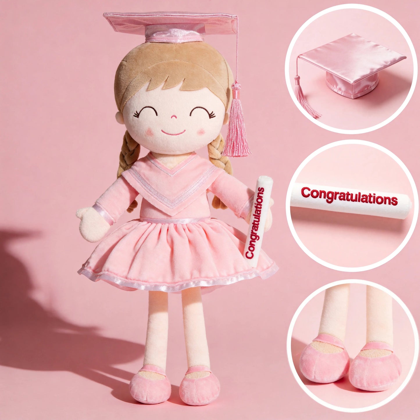 🎓🎁Gloveleya 2026 Graduation Plush Doll – Soft Keepsake for Little Graduates