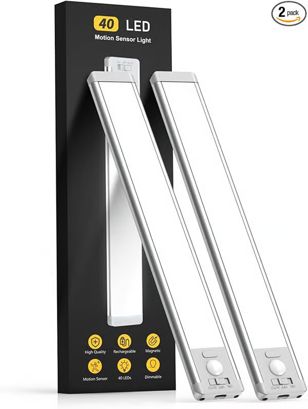 🔥Only $12.9 Last Day Promotion!💡- Punch-free Smart Sensor Magnetic Rechargeable LED Lights