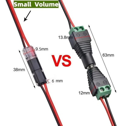 Fast-Fit 2-Pin Double-Wire Plug-in Connectors）
