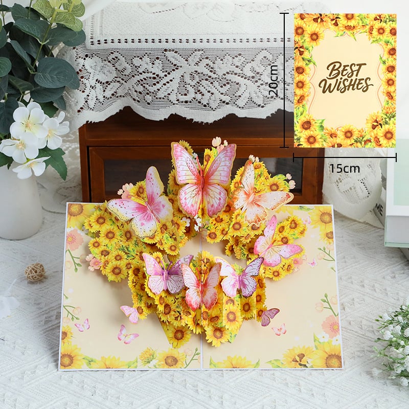 🏆35K+ SOLD! 🌼💌 Forever-Blooming 3D Flower Pop-Up Card– Personalized Love Message & Everlasting Bloom 🎁