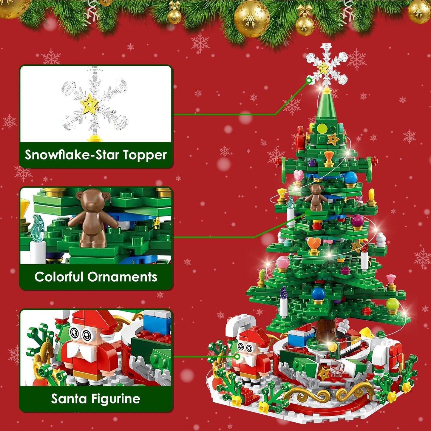 🌲 Christmas Tree Building Set🎅