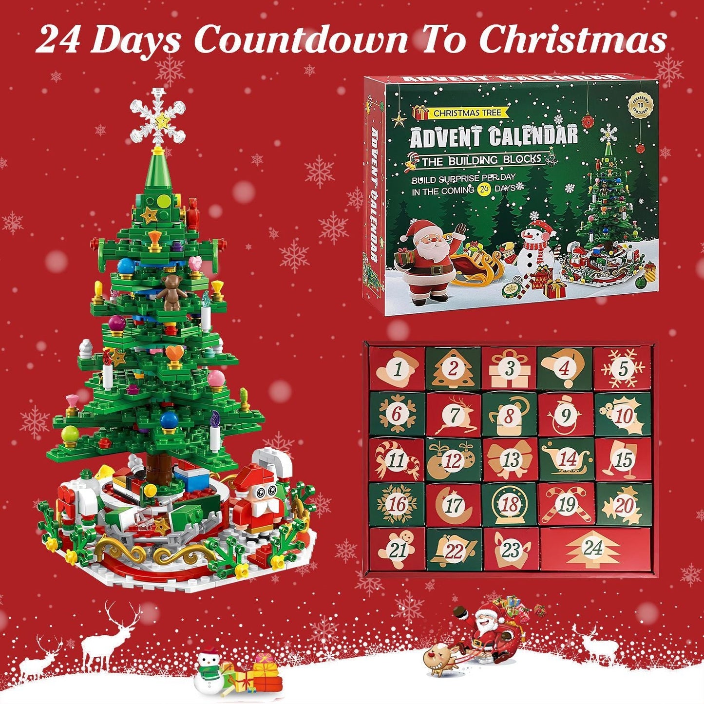 🌲 Christmas Tree Building Set🎅