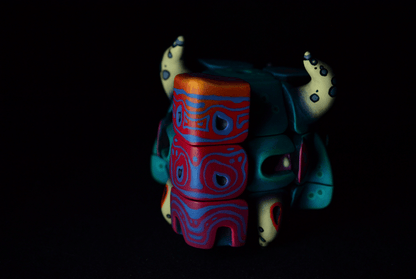 Artists Handmade Art Monster Sculpture Rubik's Cube Toys