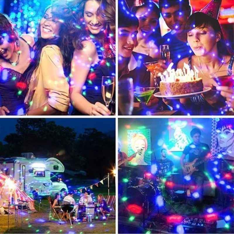 💃Colorful Rotating Disco Ball Light