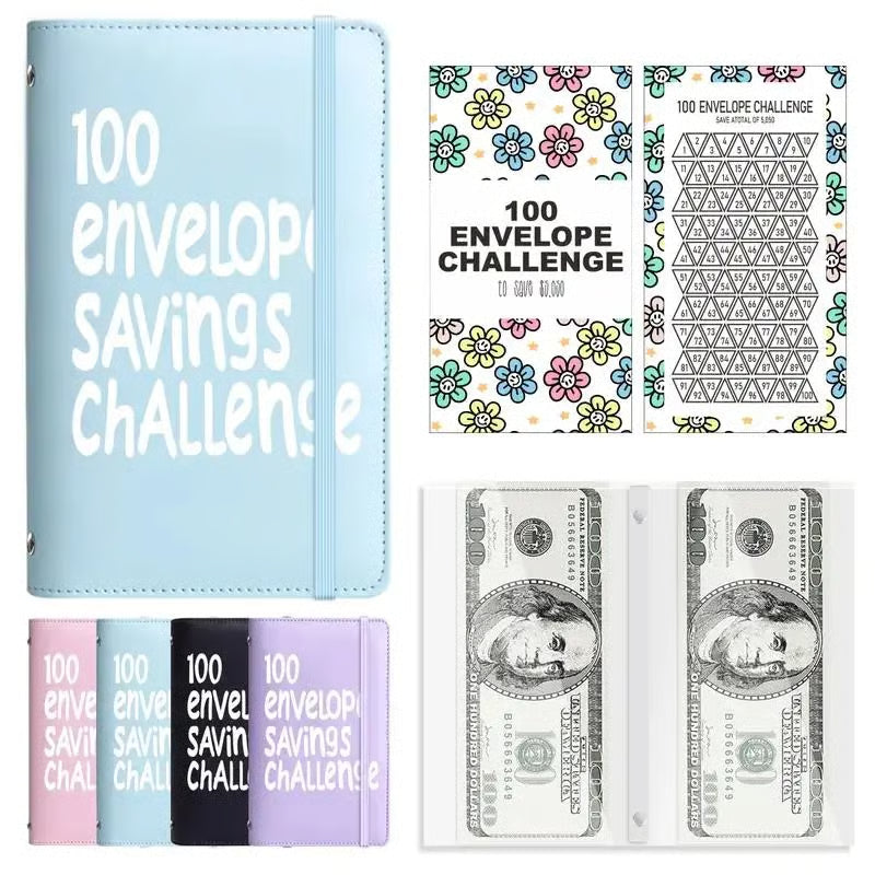 🔥💸100 Envelope Saving Challenged Binder