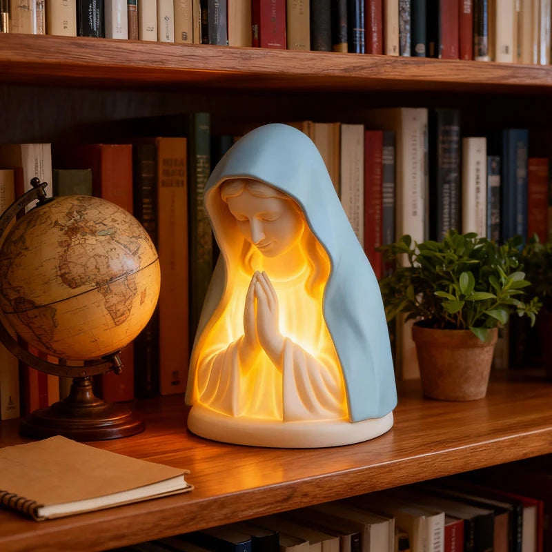 🔥Last day with a 49% discount - Night lamp with the prayer of the Virgin Mary