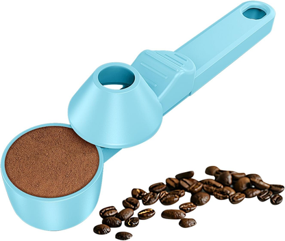 🎯 Coffee Scoop with Funnel – 2-Tbsp Measuring Spoon for K-Cup Pods, Ground Coffee & Protein Powder
