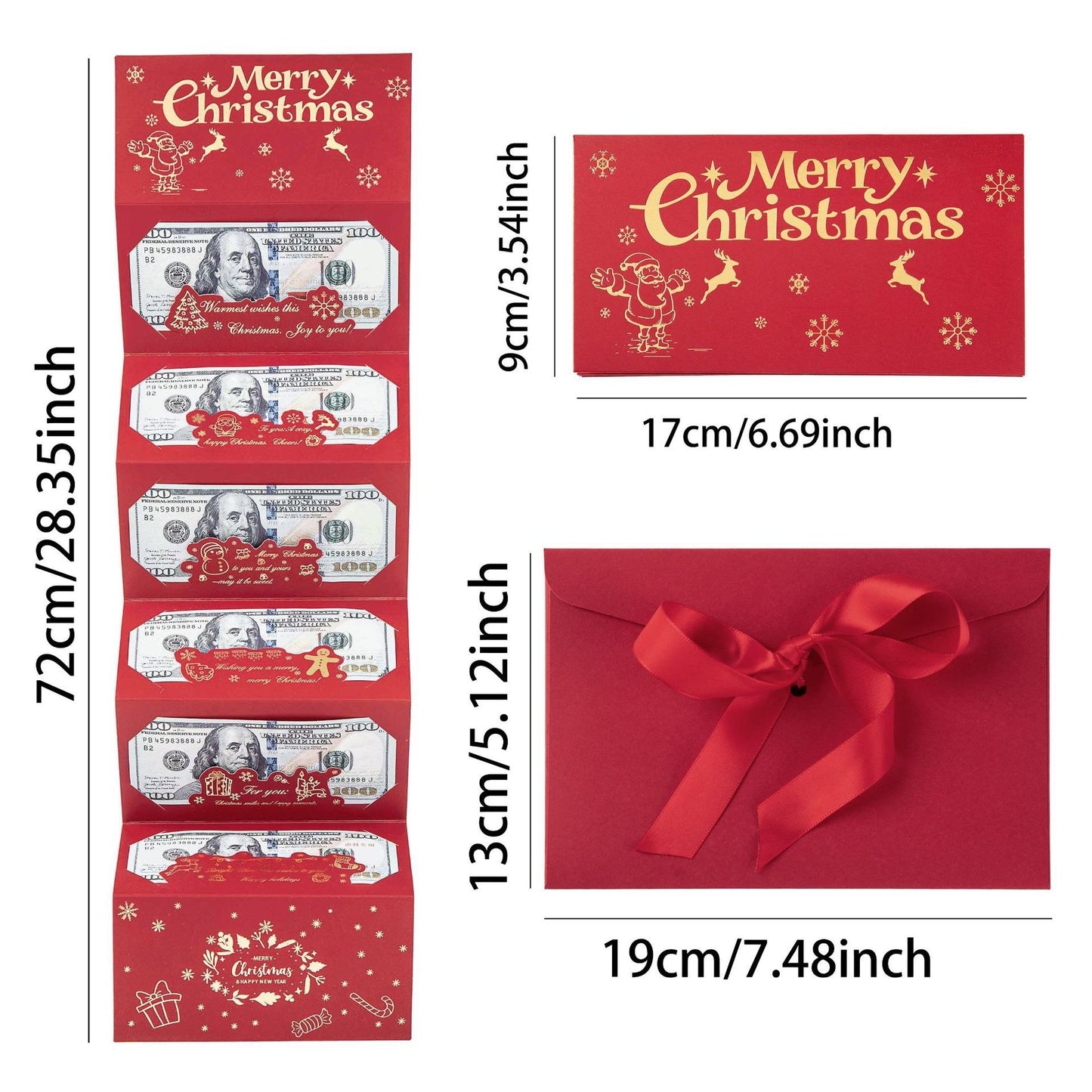 🎄Holiday Cash Gift Envelopes – 49% OFF! 🎁 Fun Designs + 6 Card Slots 💸 Hurry, Sell Out Fast! ⚡