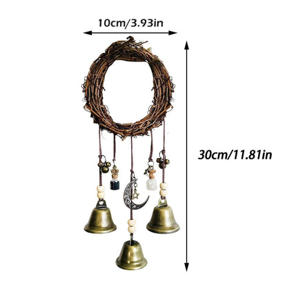 🔥BUY 2 GET 1 FREE🧙‍♀️🔔Handmade Witch Bells for Home Protection