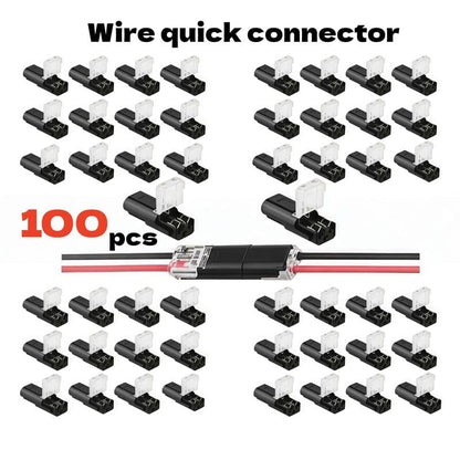Fast-Fit 2-Pin Double-Wire Plug-in Connectors）