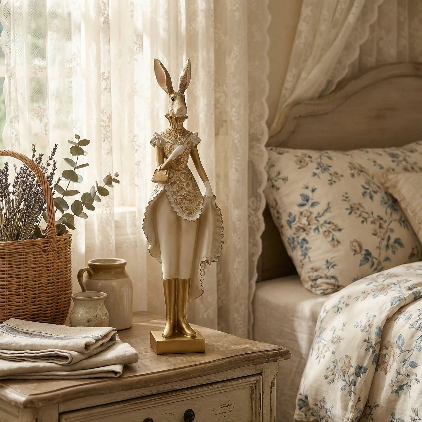 🔥Hot Sale 49% OFF🐰Regal Heirloom Rabbit Figurine