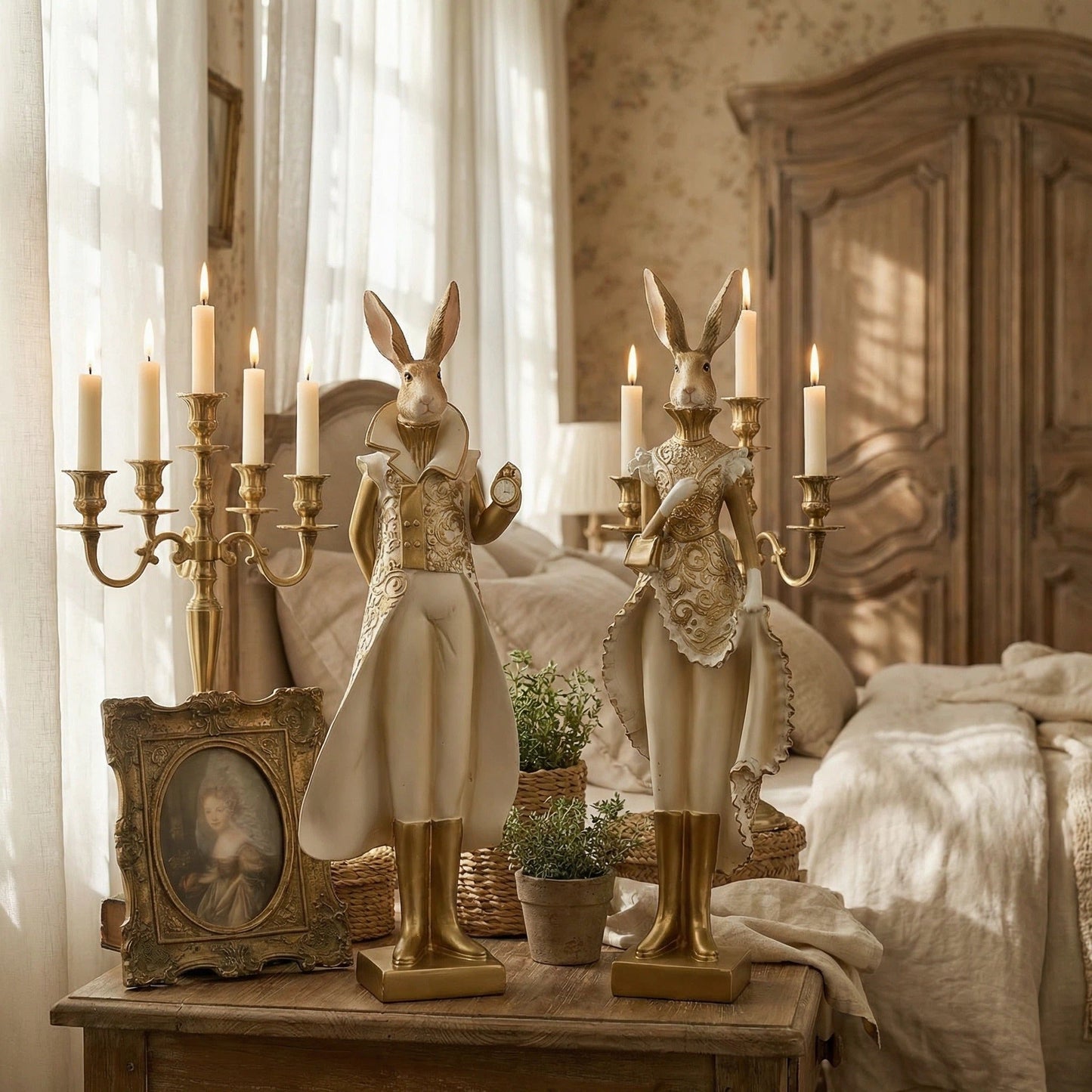 🔥Hot Sale 49% OFF🐰Regal Heirloom Rabbit Figurine