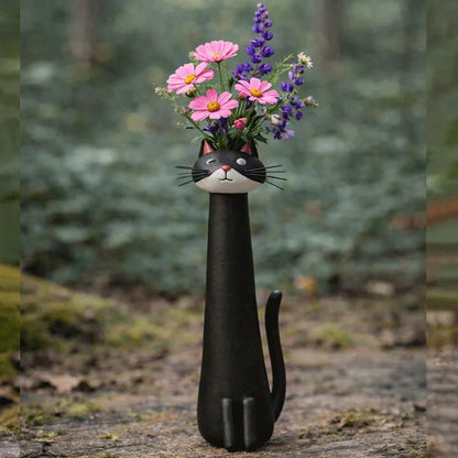 🔥Last Day 50% OFF - 😻Handcrafted Quirky Ceramic Cat Vase