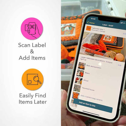 🏆35K+ SOLD! Original Color-Coded Scannable QR Labels (48 Pack)