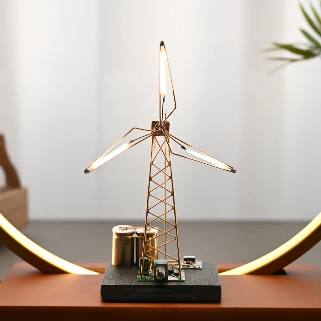 🏆 50K+ SOLD!🔥DIY Windmill Night Light