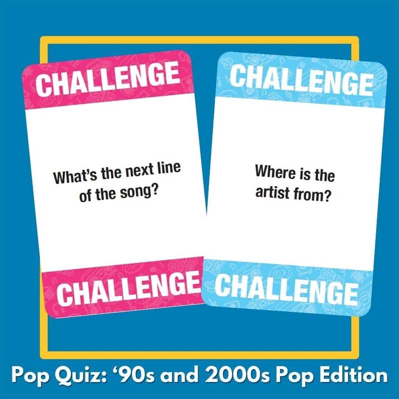 🎶Lyrics Correct Pop Quiz 90s & 2000s Edition Music Trivia Game