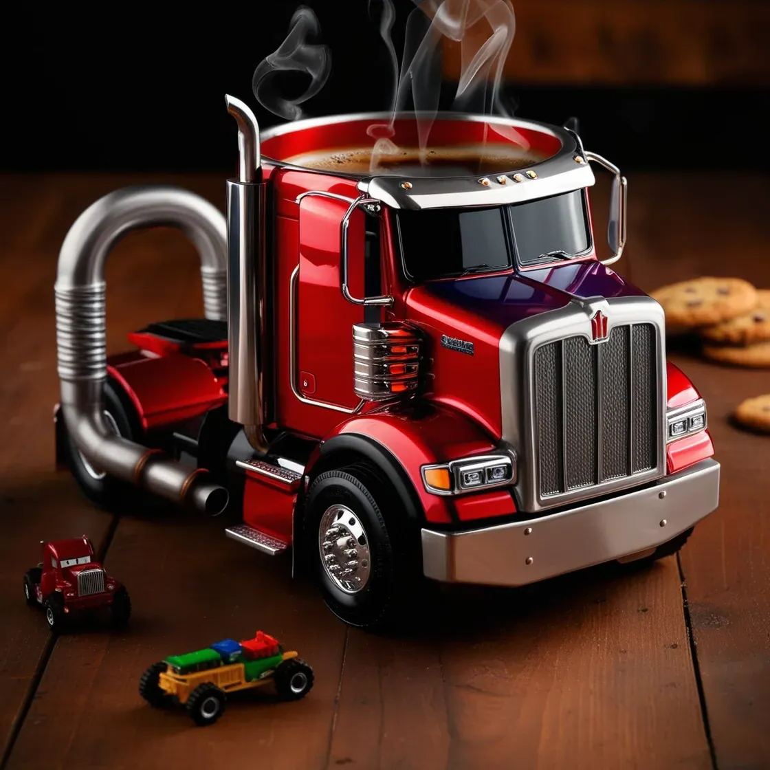 🚛 Food grade material-Handcrafted Truck Coffee Mug