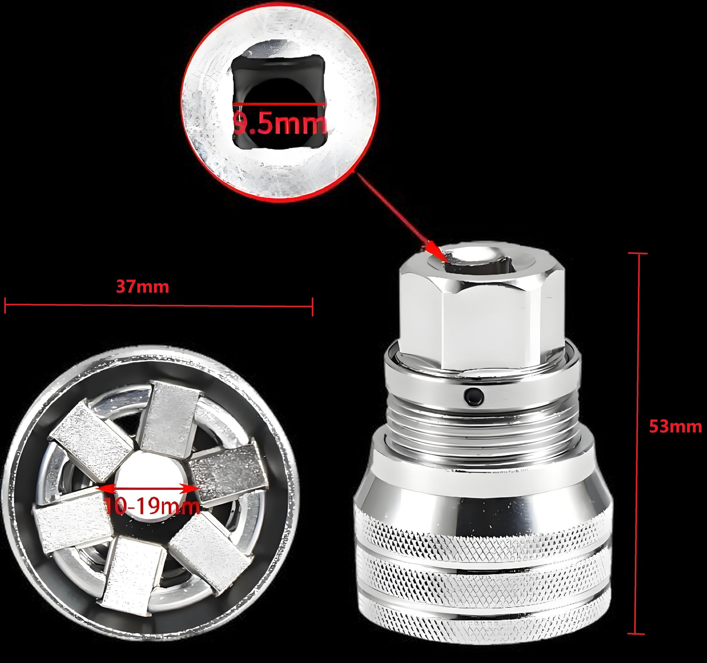 ⚙️ Self-Adjusting Socket Wrench | Fits 30+ Sizes for Auto & Home Repair