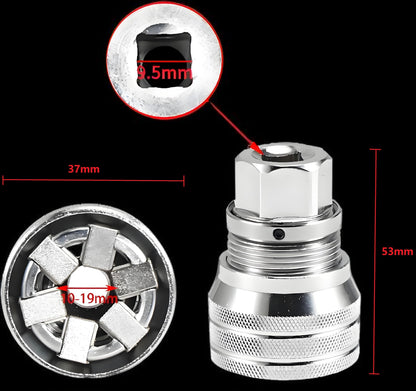 ⚙️ Self-Adjusting Socket Wrench | Fits 30+ Sizes for Auto & Home Repair