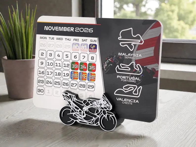 🔥LAST DAY 49% OFF✨MotoGP 2026 Calendar